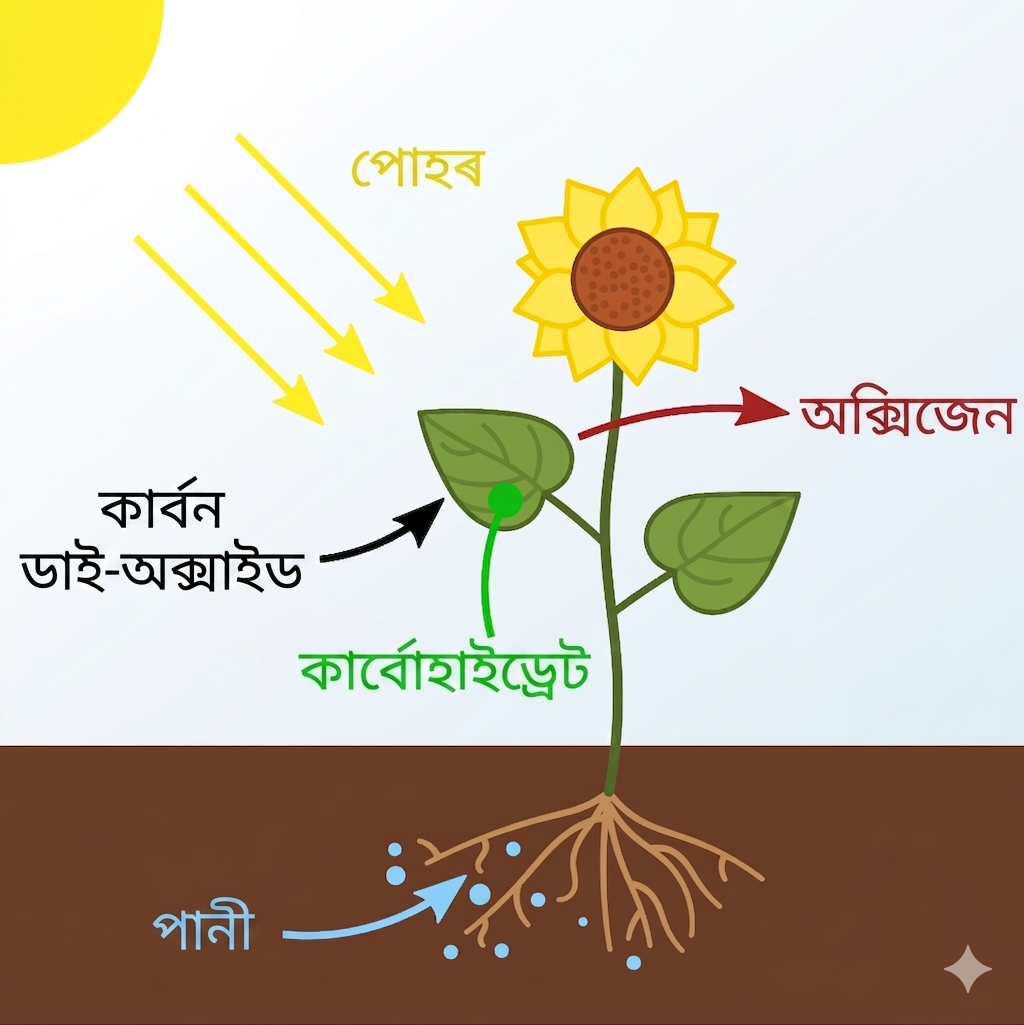 সালোক সংশ্লেষণ Diagram